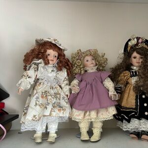Porcelain Collectable Dolls